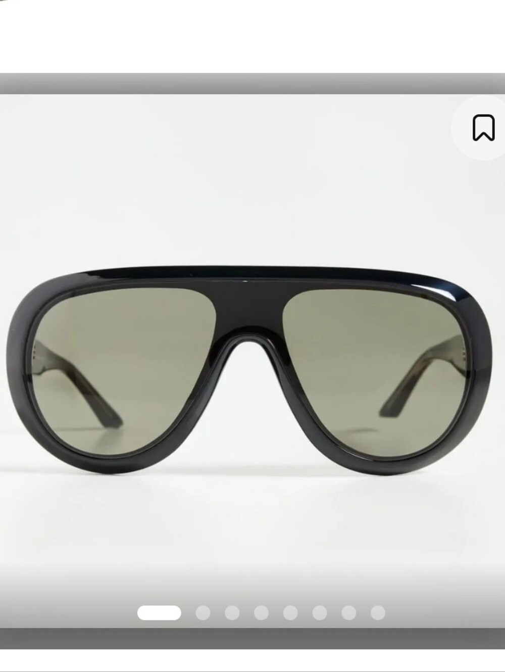 Quay "Set List Aviator" Sunglasses Black Lens - Picture 1 of 8